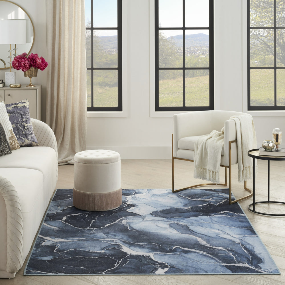 Nourison Daydream DDR02 Navy Blue Area Rug by Inspire Me! Home D�cor Room Image Feature