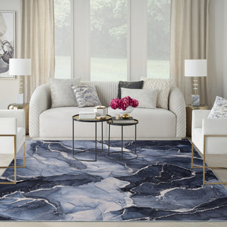 Nourison Daydream DDR02 Navy Blue Area Rug by Inspire Me! Home D�cor Room Image Feature