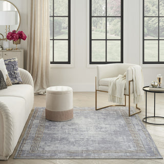 Nourison Daydream DDR03 Silver Area Rug by Inspire Me! Home D�cor Room Image Feature
