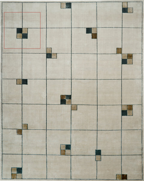 Christopher Guy Wool and Silk CGS04 Ecru Area Rug – Incredible Rugs and ...