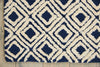 Nourison Deco Mod DEC02 Navy/Ivory Area Rug Detail Image