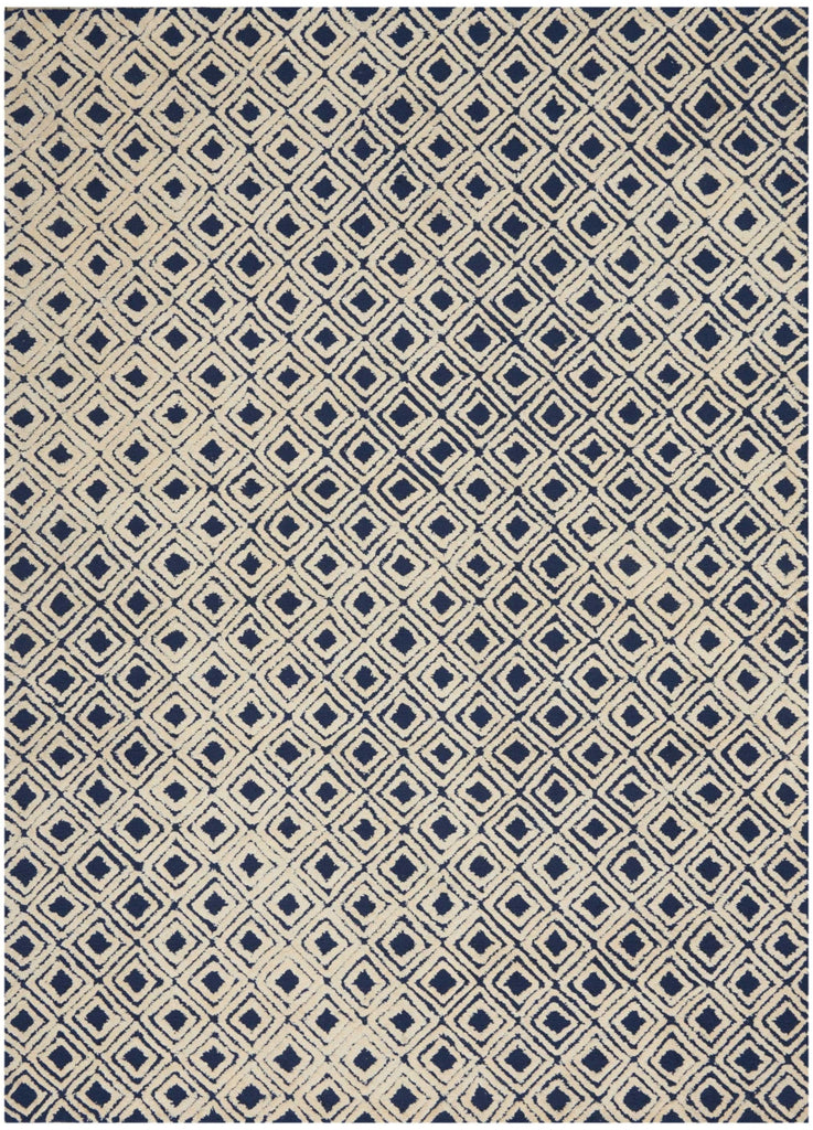 Nourison Deco Mod DEC02 Navy/Ivory Area Rug main image