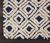 Nourison Deco Mod DEC02 Navy/Ivory Area Rug Detail Image