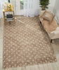 Nourison Deco Mod DEC02 Taupe Area Rug Corner Image