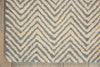 Nourison Deco Mod DEC03 Light Blue Ivory Area Rug Detail Image