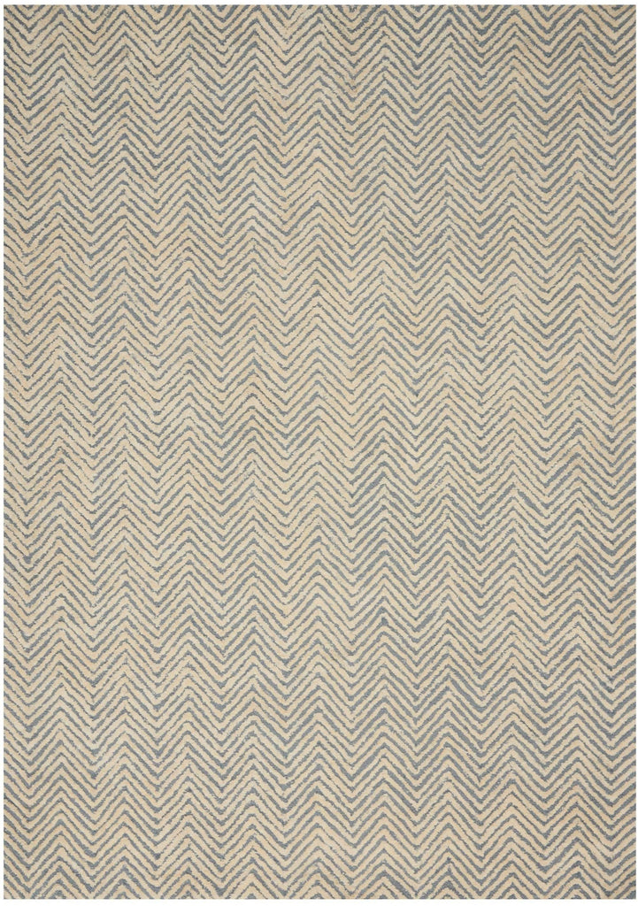 Nourison Deco Mod DEC03 Light Blue Ivory Area Rug main image