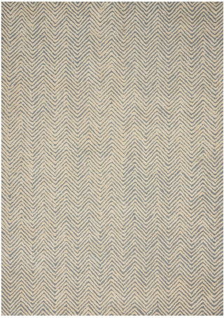 Nourison Deco Mod DEC03 Light Blue Ivory Area Rug main image