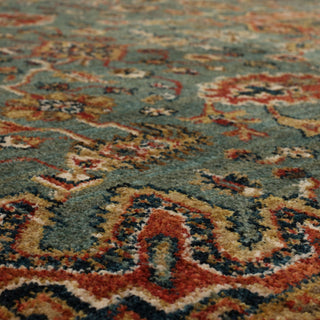Karastan Spice Market Deir Aquamarine Area Rug Detail Image