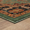 Karastan Spice Market Deir Aquamarine Area Rug Angle Image