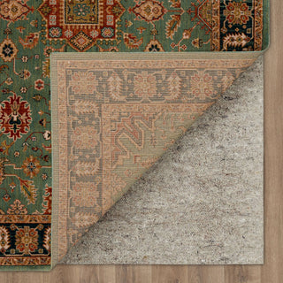 Karastan Spice Market Deir Aquamarine Area Rug Back Image