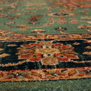 Karastan Spice Market Deir Aquamarine Area Rug Detail Image
