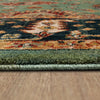 Karastan Spice Market Deir Aquamarine Area Rug Detail Image