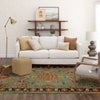 Karastan Spice Market Deir Aquamarine Area Rug Lifestyle Image