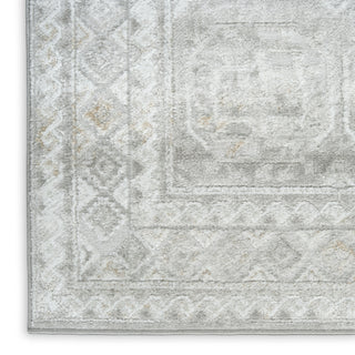 Nourison Dekor DEK01 Grey Area Rug Corner Image