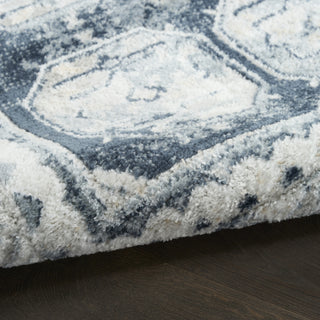 Nourison Dekor DEK01 Grey Navy Area Rug Detail Image