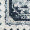 Nourison Dekor DEK01 Grey Navy Area Rug Corner Image
