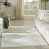 Nourison Dekor DEK01 Ivory Beige Area Rug Corner Image