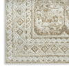 Nourison Dekor DEK01 Ivory Taupe Area Rug Corner Image