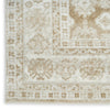Nourison Dekor DEK02 Cream Beige Area Rug Corner Image
