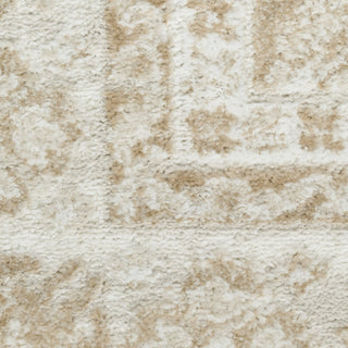 Nourison Dekor DEK02 Cream Beige Area Rug Corner Image