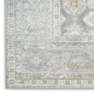 Nourison Dekor DEK02 Grey Area Rug Corner Image
