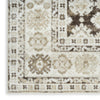 Nourison Dekor DEK02 Ivory Brown Area Rug Corner Image
