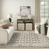 Nourison Dekor DEK02 Ivory Brown Area Rug Swatch Image