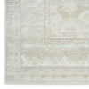 Nourison Dekor DEK02 Ivory Beige Area Rug Corner Image