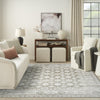 Nourison Dekor DEK02 Ivory Taupe Area Rug Swatch Image