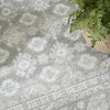 Nourison Dekor DEK02 Grey Area Rug Corner Image