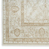 Nourison Dekor DEK03 Cream Beige Area Rug Corner Image