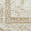 Nourison Dekor DEK03 Cream Beige Area Rug Corner Image