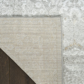 Nourison Dekor DEK03 Grey Area Rug Corner Image
