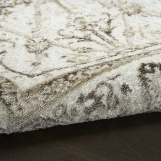 Nourison Dekor DEK03 Ivory Brown Area Rug Detail Image