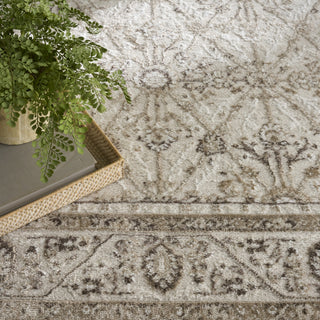 Nourison Dekor DEK03 Ivory Brown Area Rug Texture Image