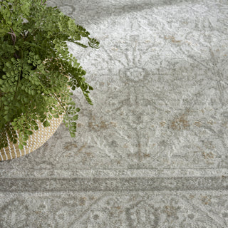 Nourison Dekor DEK03 Grey Area Rug Corner Image