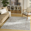 Nourison Dekor DEK03 Grey Area Rug Corner Image