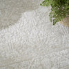 Nourison Dekor DEK03 Ivory Beige Area Rug Corner Image