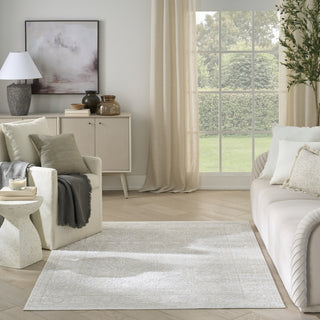 Nourison Dekor DEK03 Ivory Beige Area Rug Room Image Feature