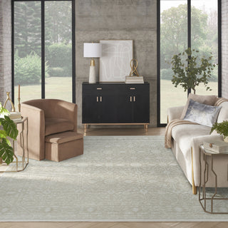 Nourison Dekor DEK03 Ivory Beige Area Rug Room Image Feature