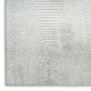 Nourison Dekor DEK04 Grey Area Rug Corner Image