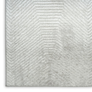 Nourison Dekor DEK04 Grey Area Rug Corner Image