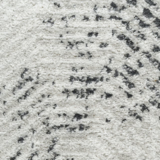 Nourison Dekor DEK04 Grey Charcoal Area Rug Corner Image