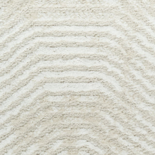 Nourison Dekor DEK04 Ivory Beige Area Rug Corner Image