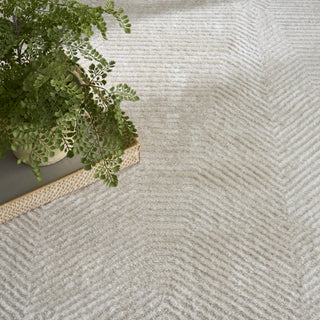 Nourison Dekor DEK04 Ivory Beige Area Rug Texture Image