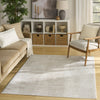 Nourison Dekor DEK04 Ivory Beige Area Rug Corner Image