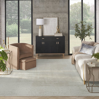 Nourison Dekor DEK04 Ivory Beige Area Rug Room Image Feature