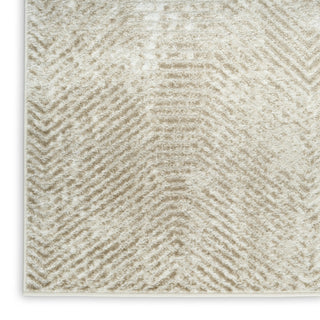 Nourison Dekor DEK04 Ivory Taupe Area Rug Texture Image