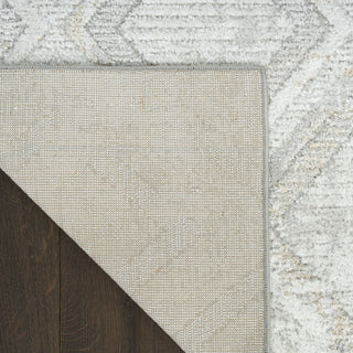 Nourison Dekor DEK05 Grey Area Rug Corner Image