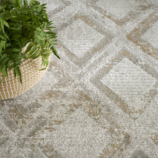Nourison Dekor DEK05 Grey Area Rug Texture Image